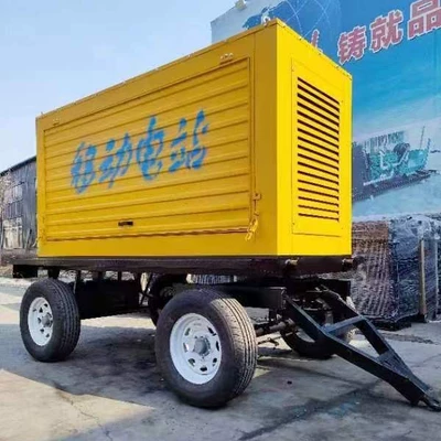 Mobile trailer diesel generator set Avtomobil generatorları