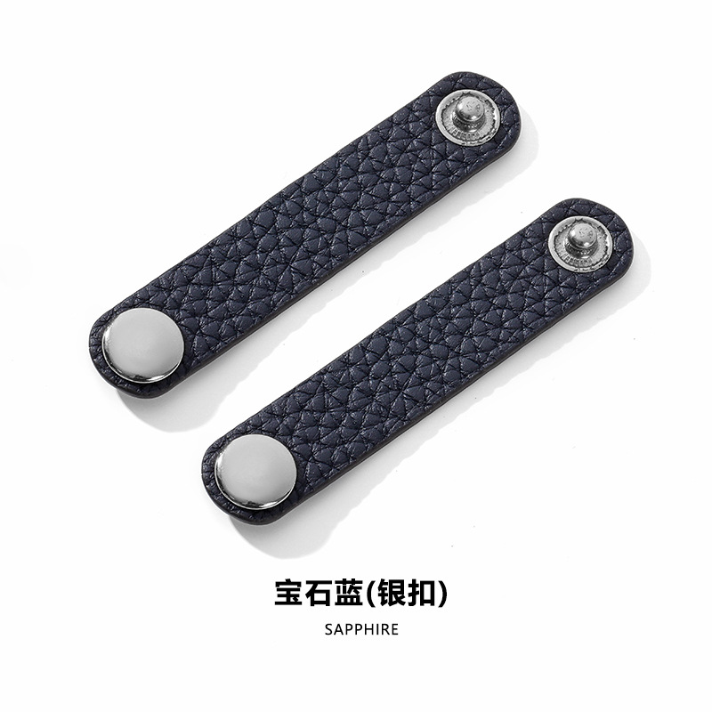 D-55 sapphire blue silver buckle/2
