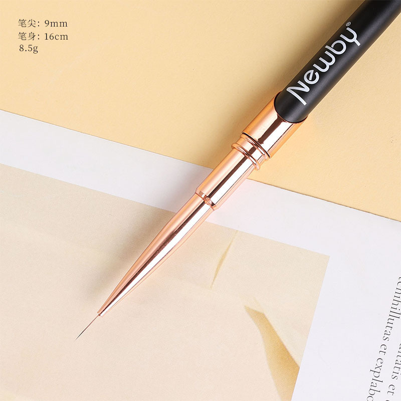 Bolígrafo de acuarela de manicura Pigmentos florecientes para pintar el área de la línea Colorear la pintura de flores Herramienta de bolígrafo de manicura japonesa