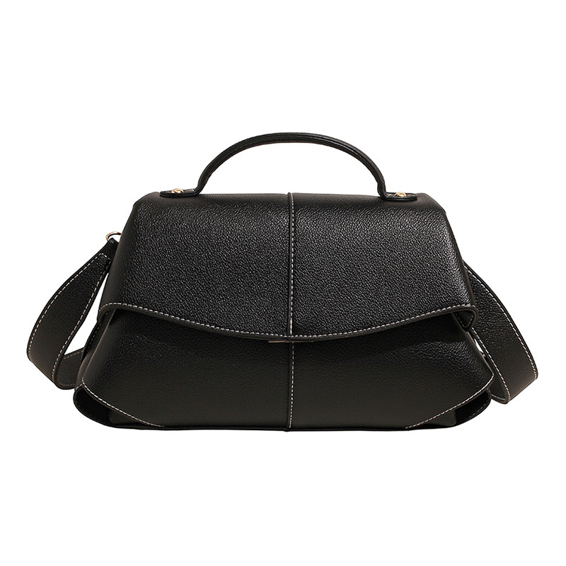 Cross-Border Smile Bag French Style Niche Boston Fashion Pleated Handbag Shoulder Crossbody Bag For Women - Thumbnail 5