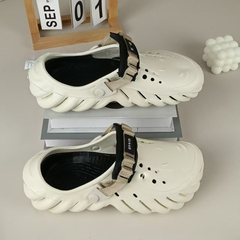 Foreign Trade Export 207937 Echo Clog Wave Shoes for Men and Women, Casual Beach Shoes for Couples, Sandals and Slippers, Clogs
