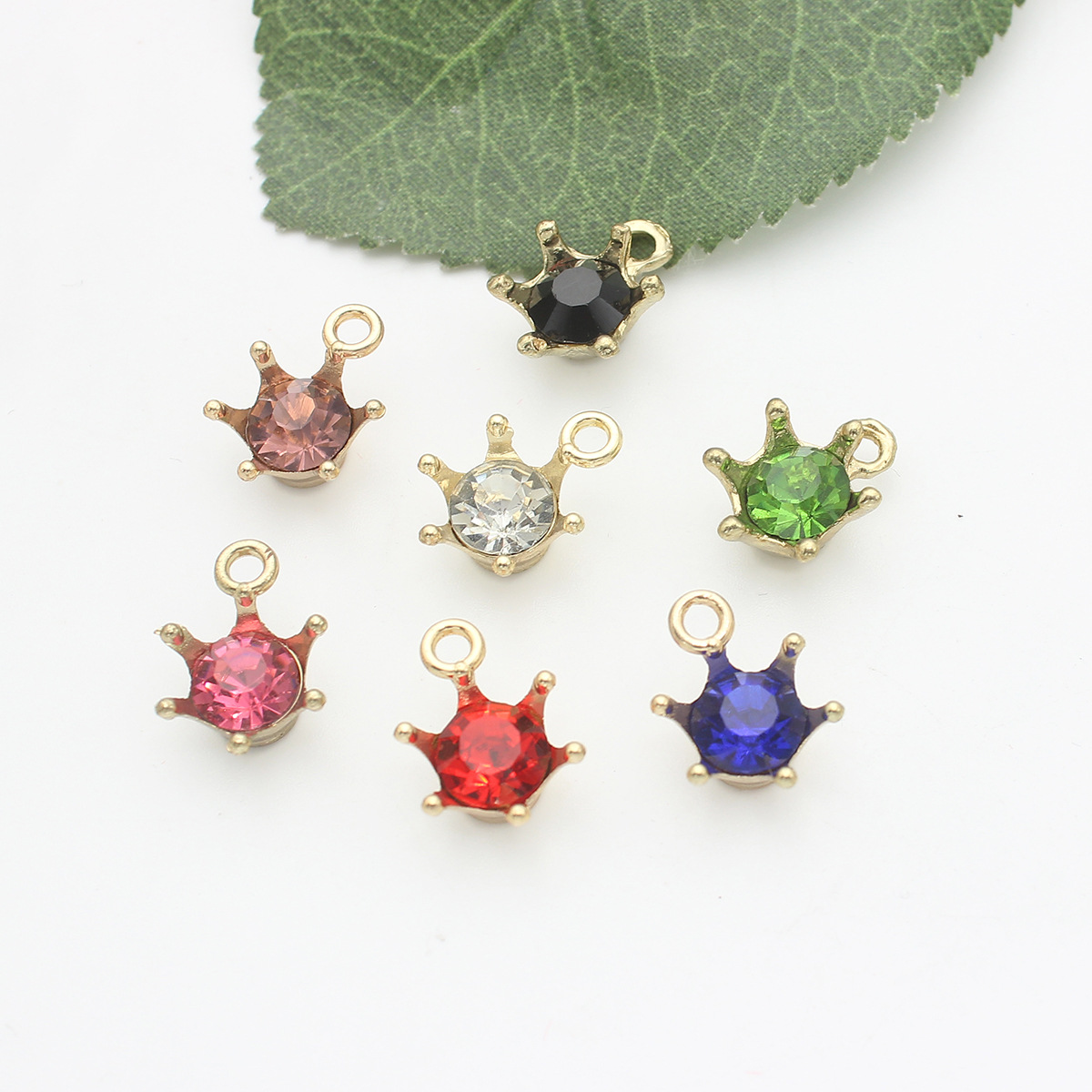 DIY Jewelry Accessories Classification 10 PCS/Package 11 * 15mm Alloy Zircon Geometric Pendant