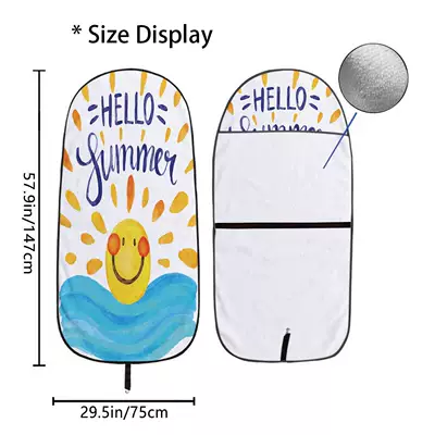 Universal seat cover, Summer seat towel cover - qct042-75x150