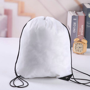Drawstring Polyester Drawstring Pocket Can Print Logo
