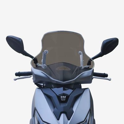 Motorcycle front windshield Honda Split Blade/Split Road - flexible-explosion-proof-pc-material-windshield-tea-colored-35cm