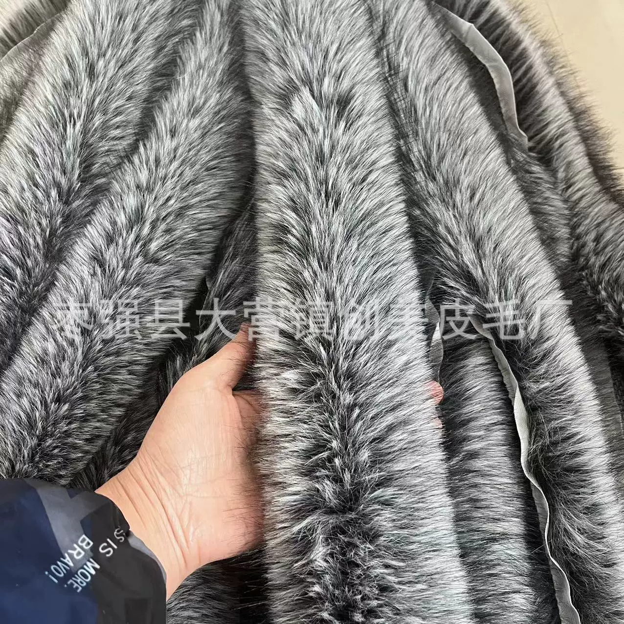 仿狐狸毛领汉服披风斗篷毛边仿毛皮草假领服装辅料