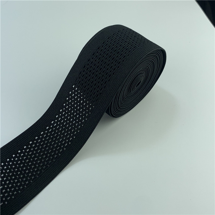 厂家生产 5公分网眼收腹带 弹力 松紧收腹织带 针织面料 透气