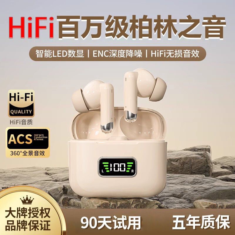 Suitable for Sony, Xiaomi, Apple True Noise-Cancelling Bluetooth Earphones, In-Ear Type, 5.4 Battery Life, Ipx6 Waterproof, Semi-In-Ear Type Suitable for Sony, Xiaomi, Apple True Noise-Cancelling Bluetooth Earphones, In-Ear Type, 5.4 Battery Life, Ipx6 Waterproof, Semi-In-Ear Type