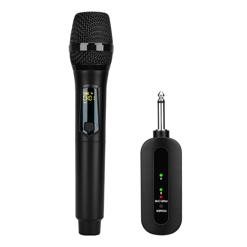 Wireless U-band Microphone System, Adjustable Frequency For Events_voghion.com