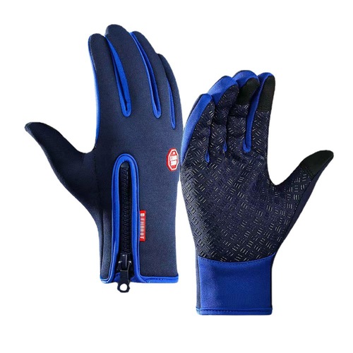 Autumn and winter men's and women's velvet warm touch-screen full-finger gloves, windproof and cold-resistant sports gloves, manufacturers supply one-piece drop shipping