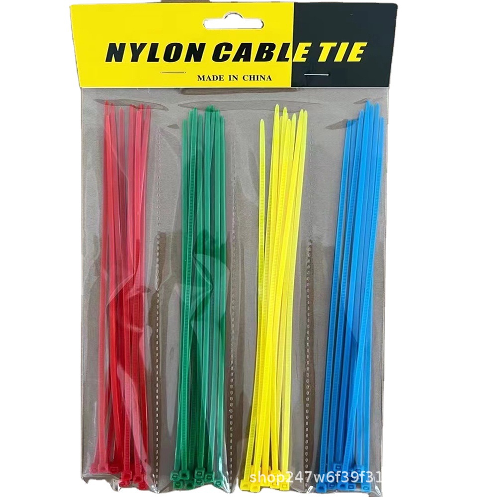 批发供应优质环保分隔袋尼龙扎带自锁式园林扎带固定头式束线带