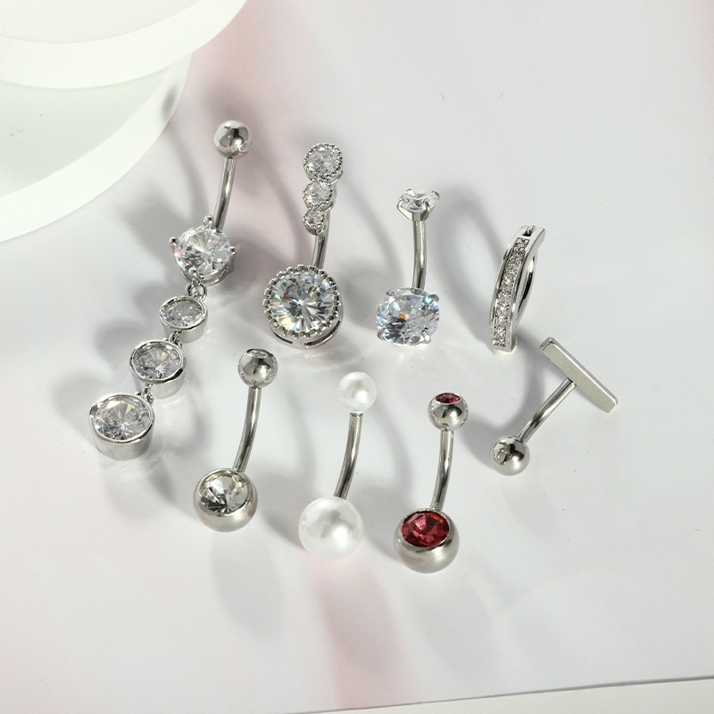Pointed titanium steel lip stud product view