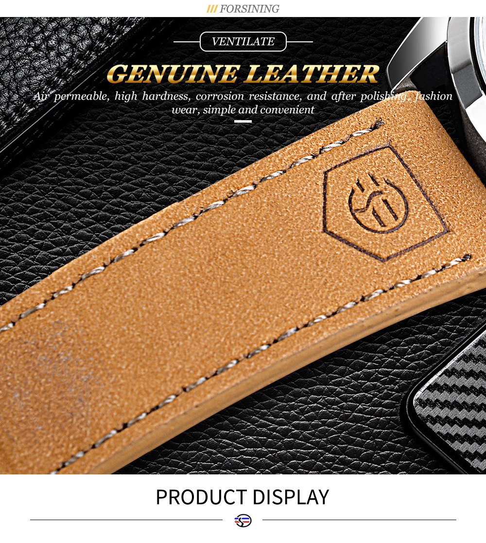 Men's Mechanical Watch Automatic Functional Glow In The Night_voghion.com