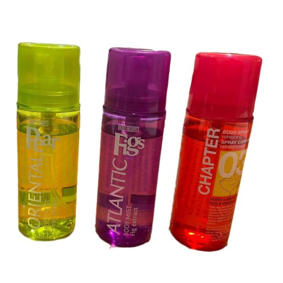 Factory direct PET 50ml perfume bottle body spray bottle