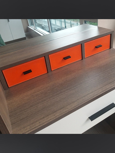 Drawer-type leather storage box cloakroom wardrobe box additional leather storage cabinet leather storage box size