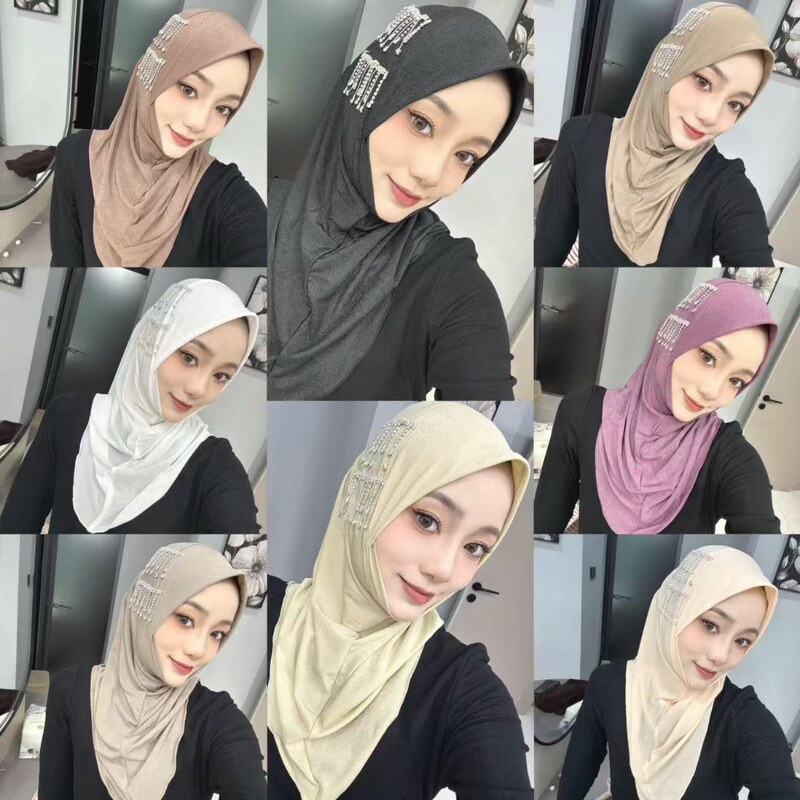 New Xingtao Gauze Soft Brim Pullover Gauze Scarf (Chain Tassel Soft Brim)