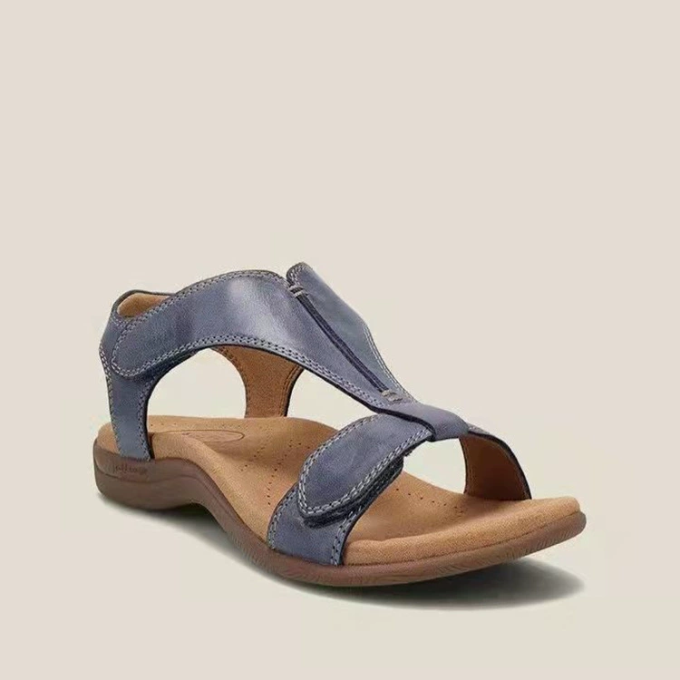 Sandals, shoes platform with velcro, for import, Amazon, plus size