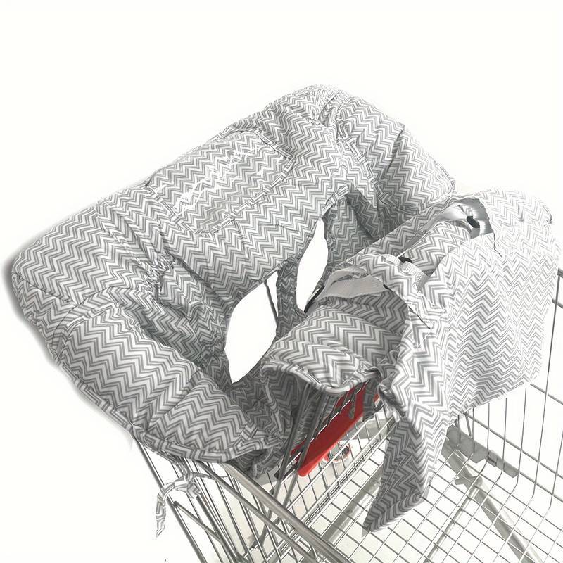 Cojín de carrito de compras portátil Cojín de protección exterior para niños plegable Cojín de asiento con funda de asiento alto Estilo explosivo transfronterizo de Amazon