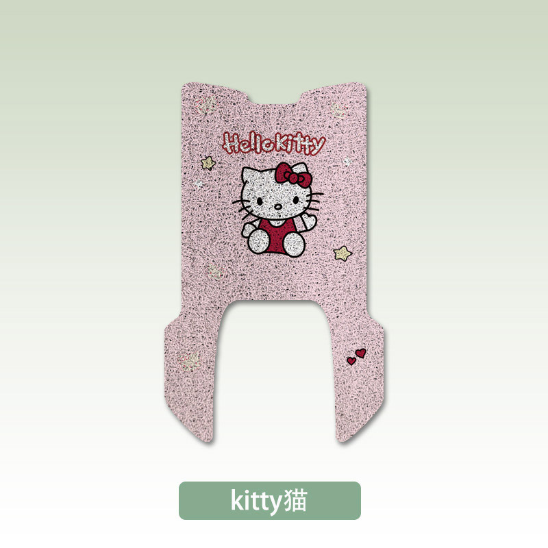 Bicycle Version, Tailg Electric vehicle foot mat - kitty-cat-tailing-chaoneng-s-cangqiong-eb