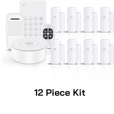 报警器套装警报系统门窗DIY智能家居报警安全键盘12件套