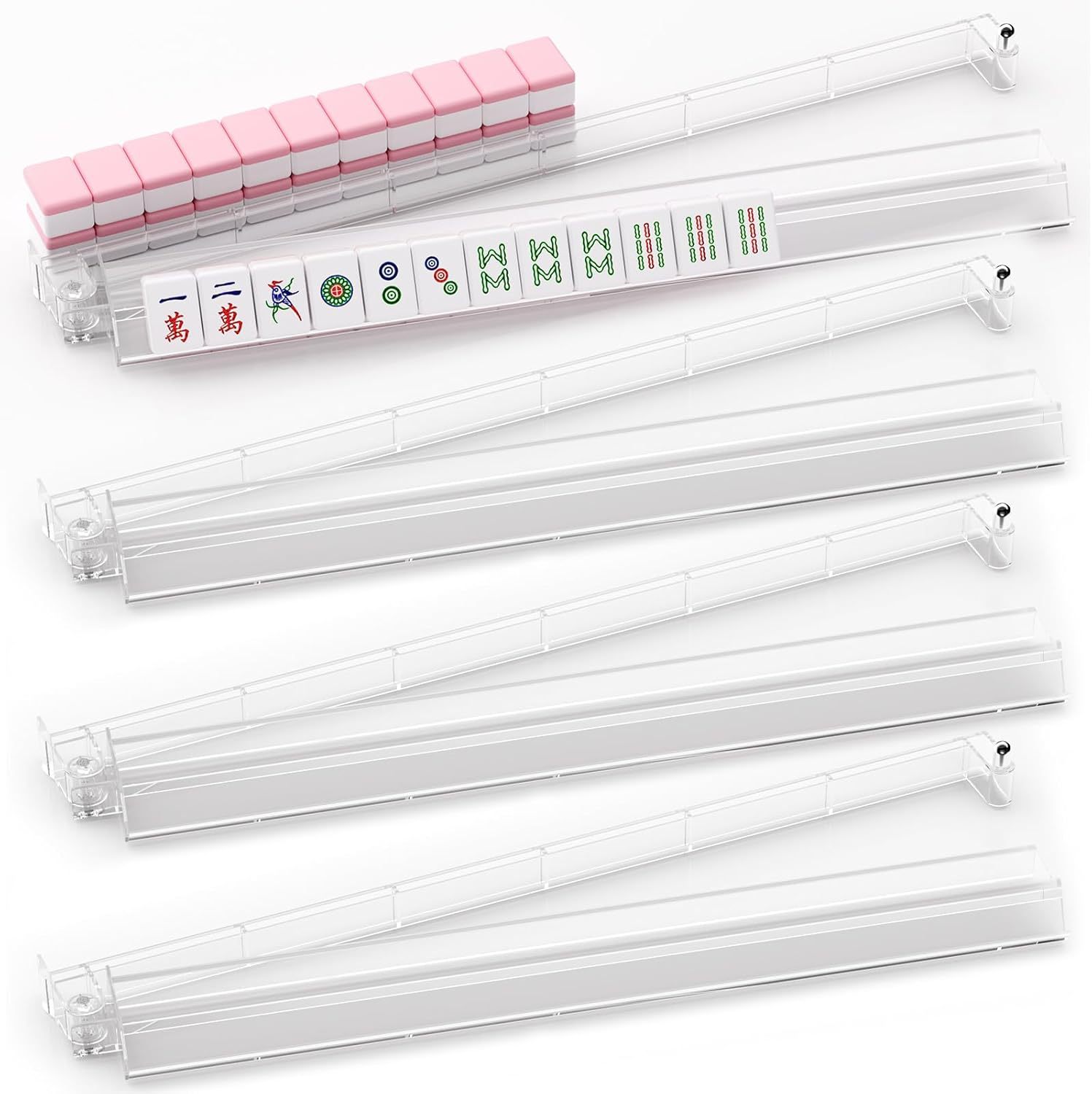 Amazon 47.5cm American Mahjong Rule Multicolor Mahjong Regulador Mahjong Rack Mahjong Entretenimiento Mahjong Empuje