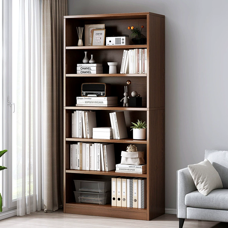 Книжная полка Напольный стеллаж для хранения Шкаф для хранения с узким зазором Бытовая гостиная Спальня Многослойный настенный маленький книжный шкаф