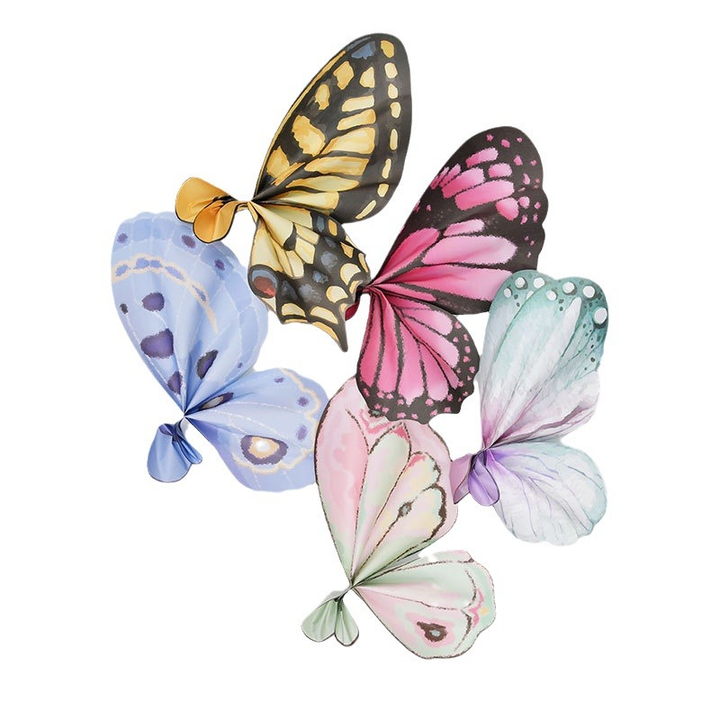 Huaxi ensueño ramo de mariposas papel de embalaje floral papel floral regalo diy pequeño papel de embalaje de flores frescas
