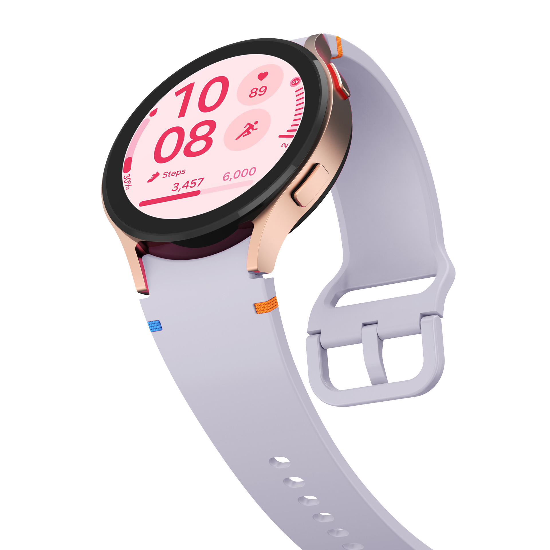 This is suitable for replacing the curved seam plain texture of the watch strap on Samsung watch7, watchFE, watch6 and watch5 undefined