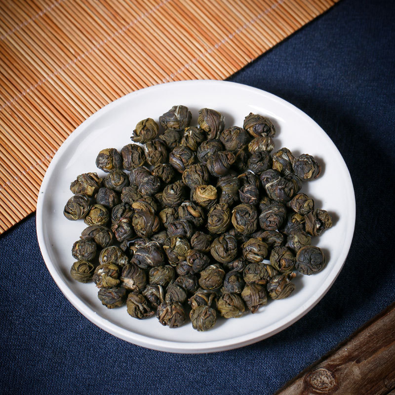 Fuzhou Jasmine Tea, Strong Fragrance Jasmine Pearl Tea, Jasmine Hydrangea Pearl Flower Tea, Loose Tea Wholesale, 2025 New Tea 1