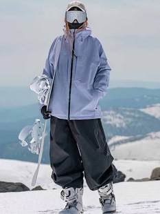 Ice 2025 casual pants ski pants same as men and women waterproof windproof cold wear-resistant warmth veneer snowsuit skirt pants