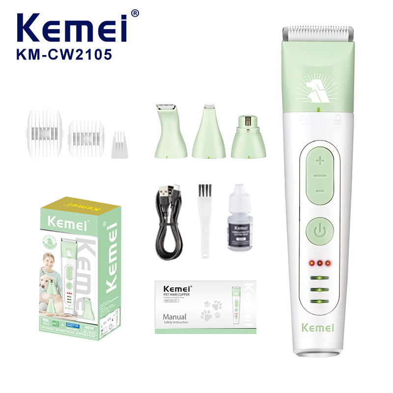 Машинка для стрижки животных Kemei KM-CW2105