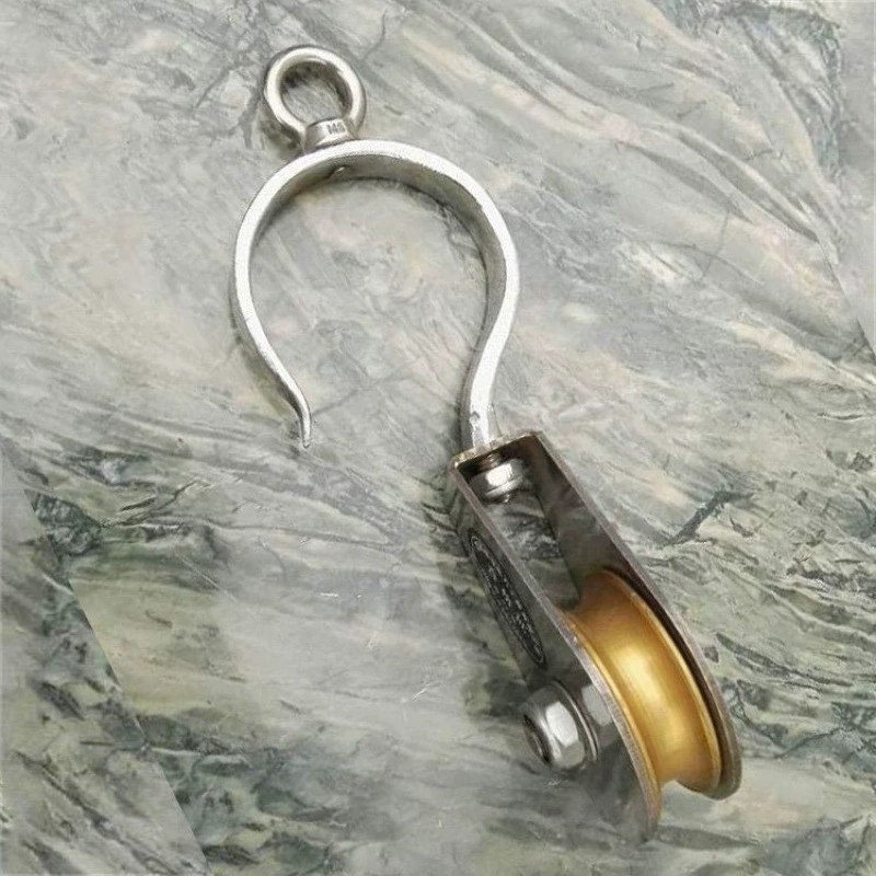 Шкив для тушения дуги для строительства линии электропередачи мощностью 0,5 т с откидным шкивом крючкового типа, трос для тушения дуги, соответствующий шкиву с медным колесом