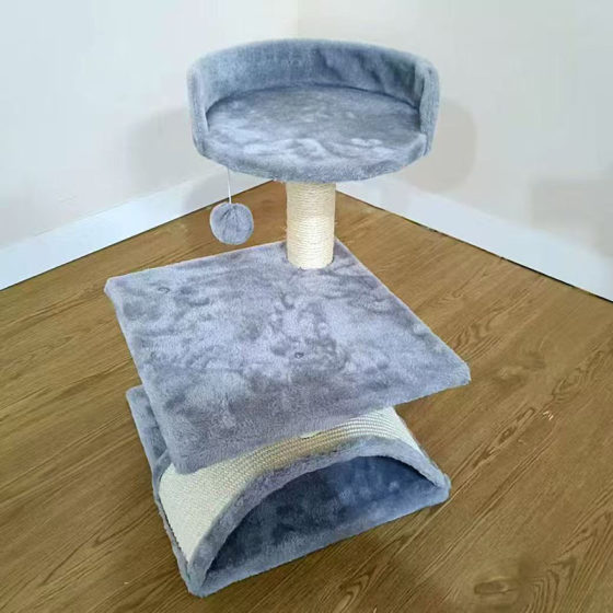 Plain Shearing and Ring Shearing Fleece Plain Shearing Knitted Fabric Material for Cat Climbing Frame Thickened Polyester Particles Fleece Toy Fabric