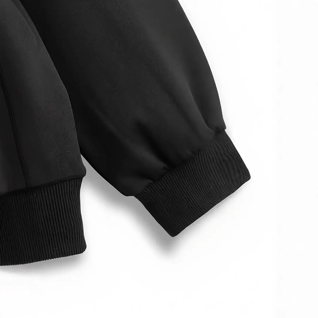 Women's Casual Hooded Zip Up Top Relaxed Fit Retro Trendy Loose Fitting Sweatshirt For Autumn Winter Print_ecoleips.com