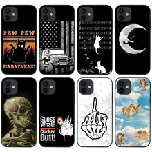 适用iPhone17手机壳软壳外贸新款个性时尚天使猫恶搞骷髅头手机壳