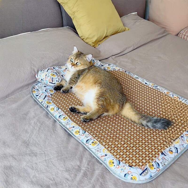 猫ベッドスリーピングクーラーマット夏アイスマットペットマット犬マット冷却アーティファクトユニバーサルオールシーズン 2025 新しいスタイル|undefined