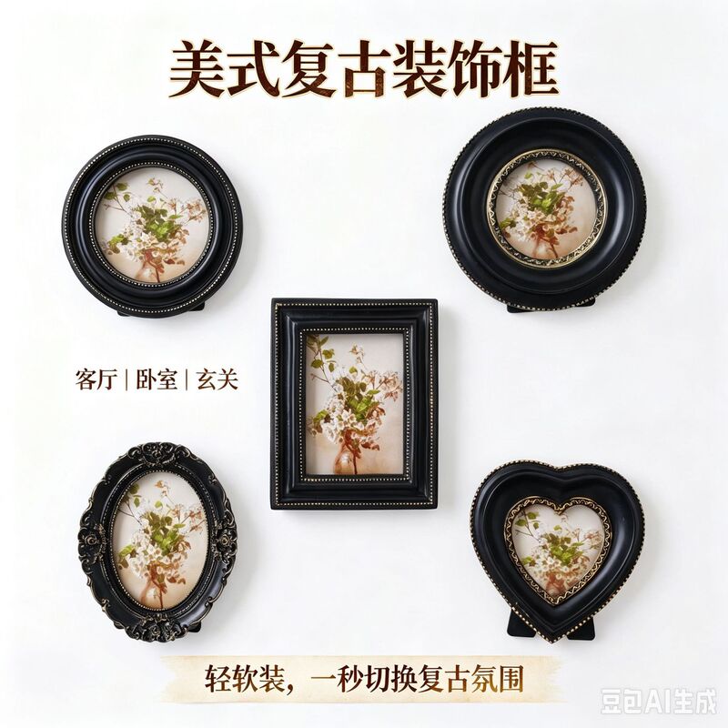European-style resin photo frame for tabletop and wall hanging, Nordic wedding photography, European retro resin photo frame for tabletop European-style resin photo frame for tabletop and wall hanging, Nordic wedding photography, European retro resin photo frame for tabletop
