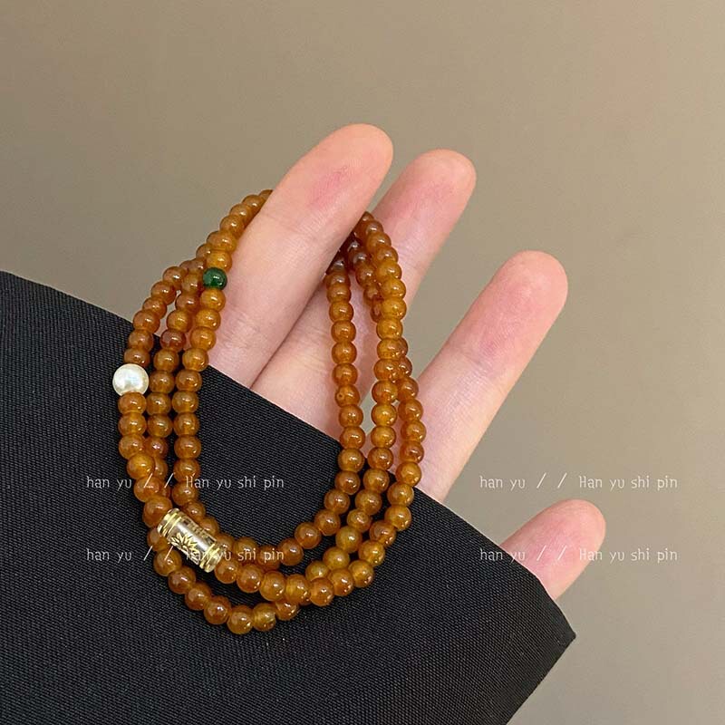 New Chinese Maillard multi-ring stacked bracelet fashion handmade beaded bracelet handheld live supply Wenwan bracelet