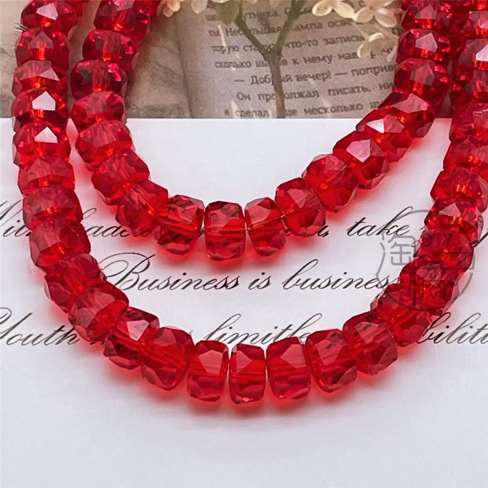 8mm Rainbow Wheel Jingjing Diy Jewelry Este embrión Vidrio Cristal Jewelry Pulsera Collar Moda Jewelry Accesorios dispersos