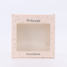 开窗透明毛巾礼品盒空盒女士内裤包装盒蕾丝内裤礼盒白卡纸盒制作