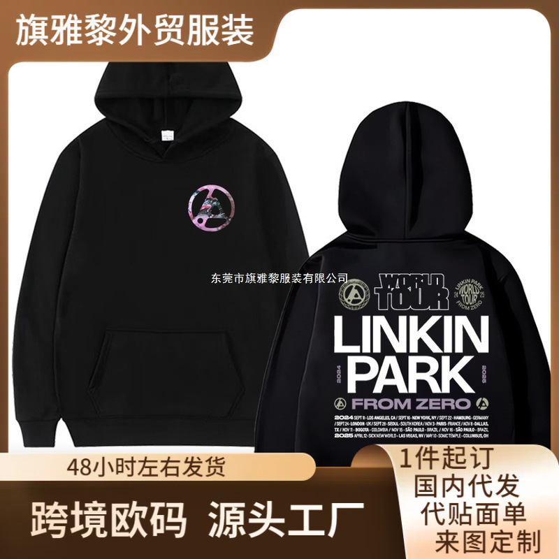 Rock Band Linkin Park from Zero World Tour 2025 Merch T-Shirt New Men and Women Harajuku Fashion Streetwear Rock Band Linkin Park from Zero World Tour 2025 Merch T-Shirt New Men and Women Harajuku Fashion Streetwear