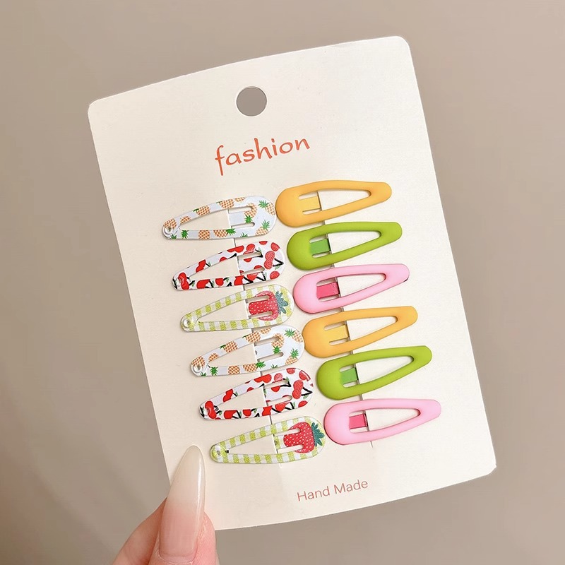 Color para niños lindo pequeño bb clip niña flequillo clip de cabello roto horquilla para bebé tocado de niña estrella horquilla