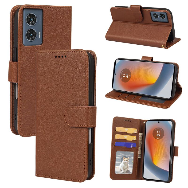 For Motorola Motorola Moto Edge 5G Phone Case G75/G55 Casco Phone Leather Case