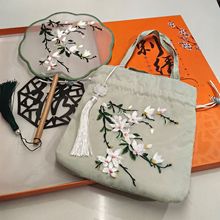 【苏绣礼品】刺绣团扇古风团扇刺绣扇子苏绣团扇苏绣包包中国风