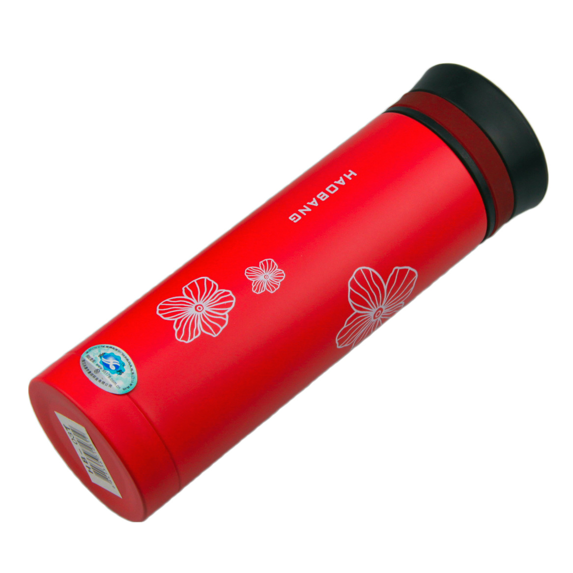 Venta al por mayor impresión creativa Linda dama taza 304 de vacío de acero inoxidable de doble capa taza de vacío portátil con compartimiento de té