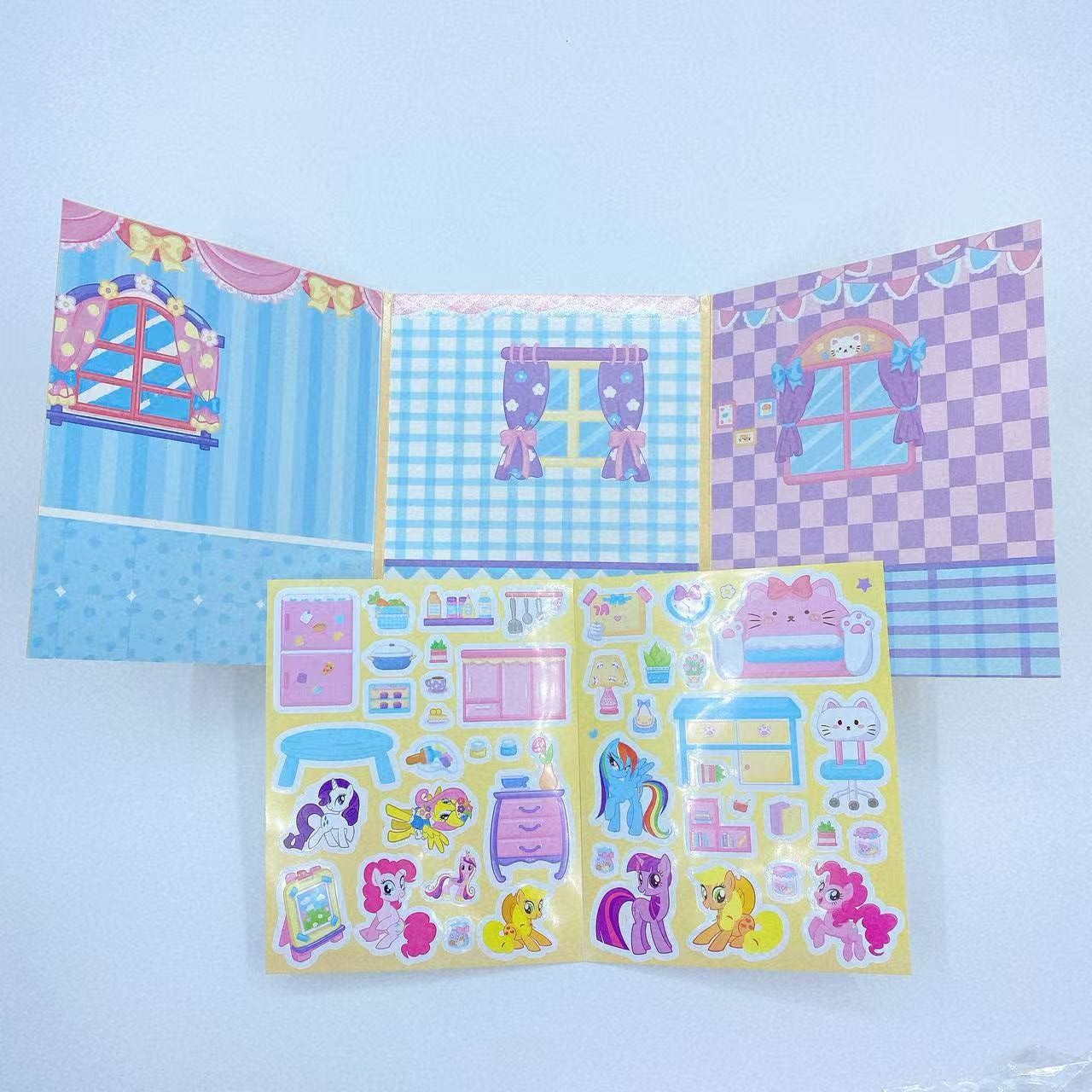 Nuevo nano aleatorio libro tranquilo dibujos animados divertidos cambiando pegatinas juguetes para niños DIY hechos a mano 2 yuanes image 4