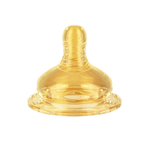 Baby bottle 50mm diameter bottle multi-purpose pacifier duckbill suction nozzle straw cup liquid silicone cross hole mouth paper box