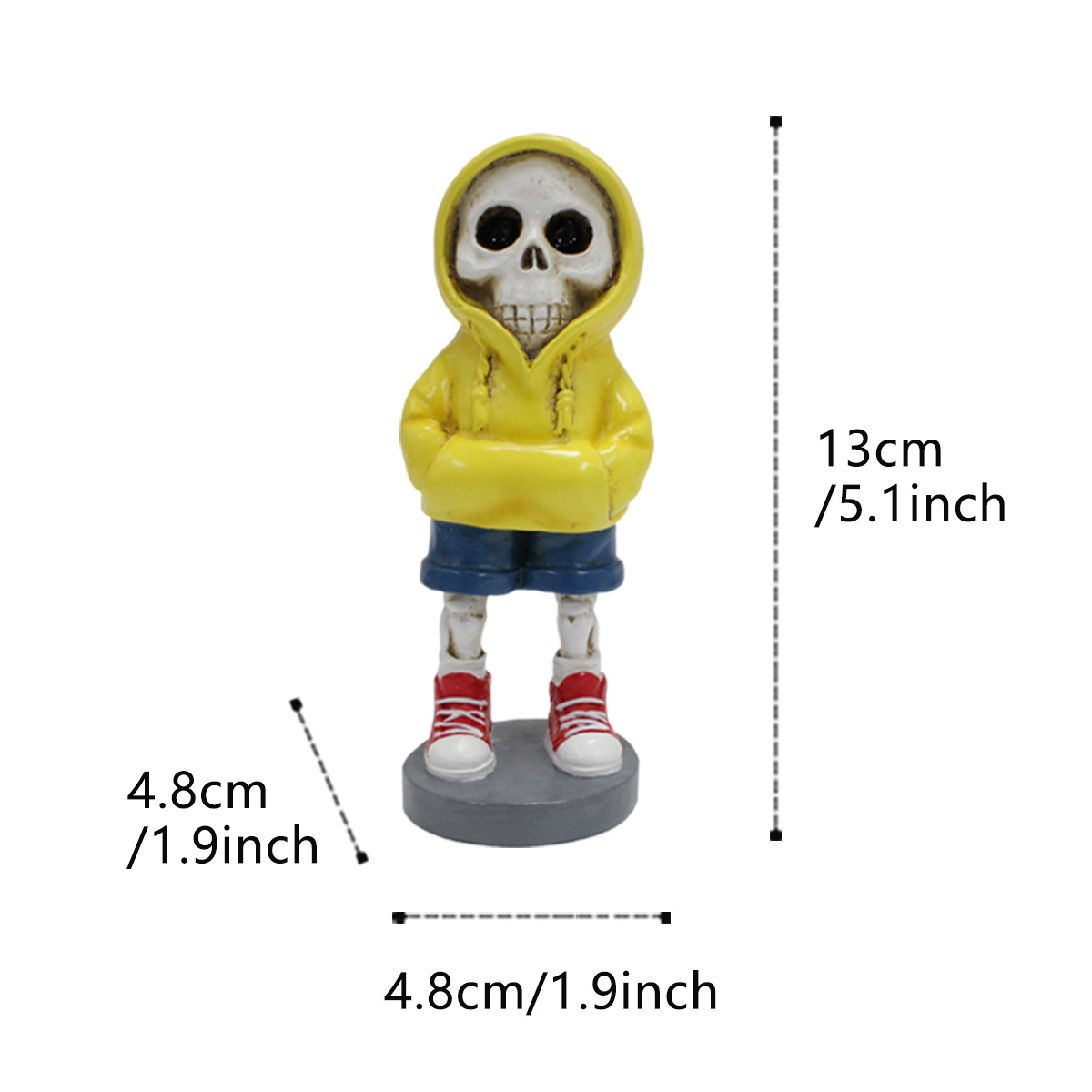 Halloween Atmosphere Decorations Horror Skull Ornaments Courtyard Venue Decoration Ghost Festival Holiday Gifts Resin