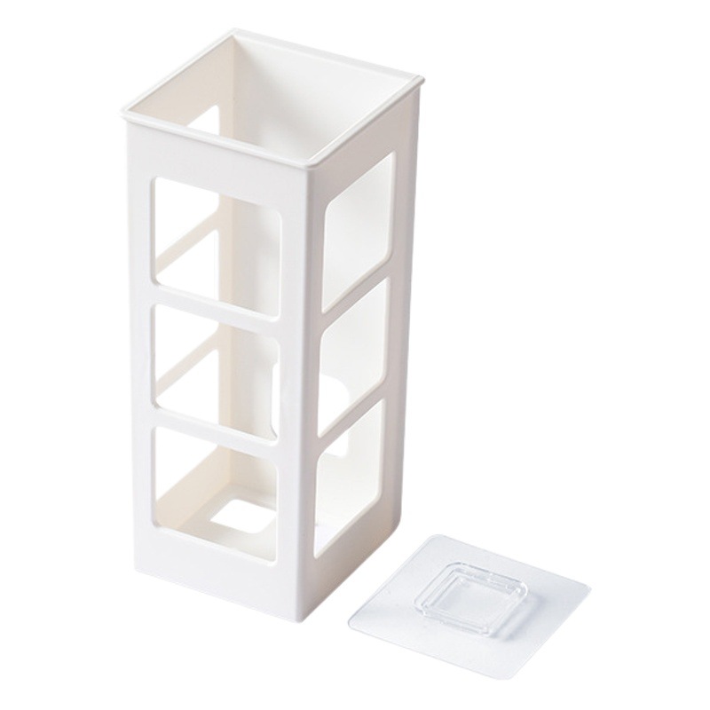 Dormitorio estante de almacenamiento de plástico montado en la pared ponche libre de herramientas de peluquería maquillaje organizador hogar Baño rizador de pelo de almacenamiento