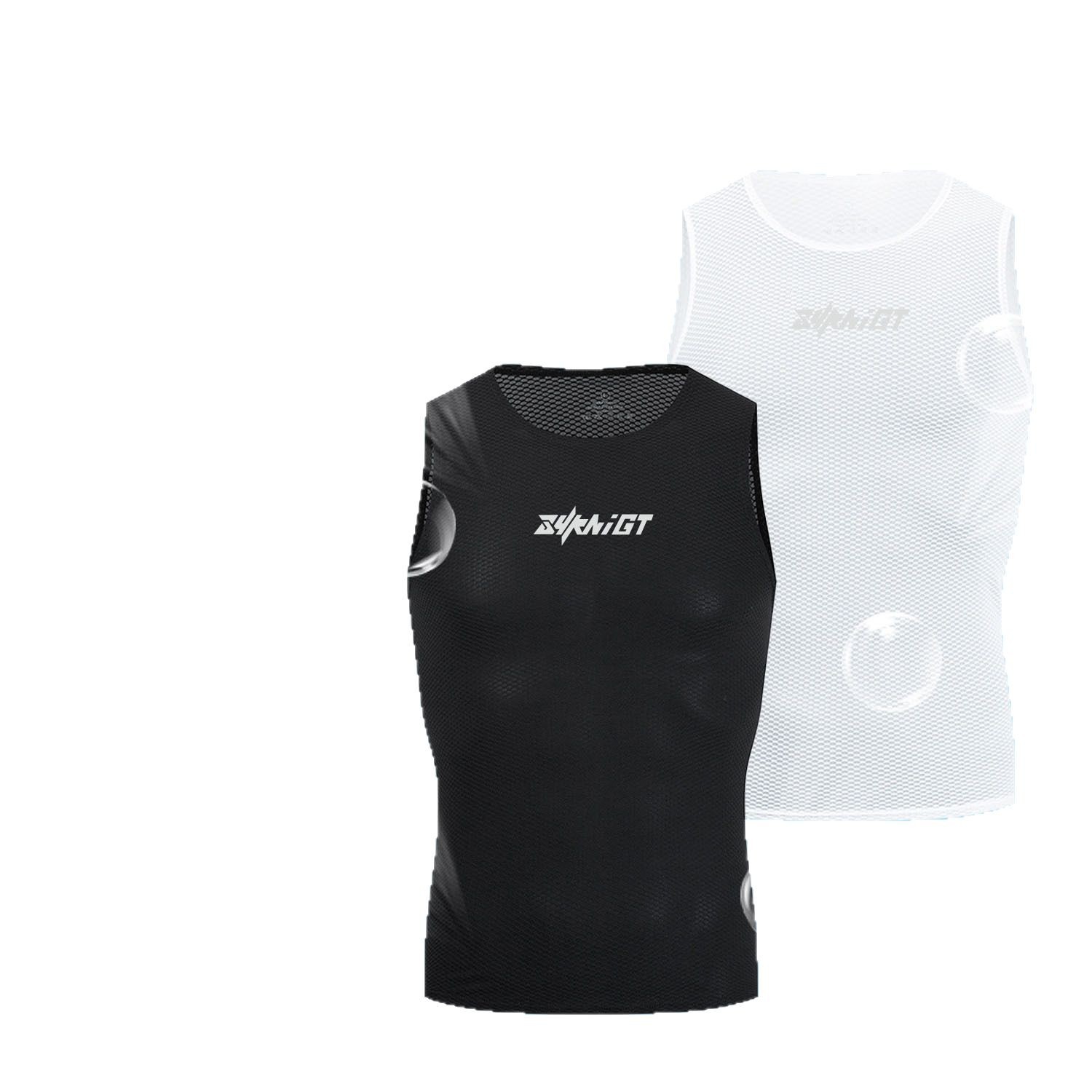 Knight ZYKNIGT Camisa de ciclismo Camisa de fondo sin mangas ligera de verano para hombre, malla de secado rápido, transpirable, ropa de secado rápido